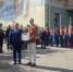 Изображение полководца Победы нанесли на фасаде дома в Хабаровске - ИА Хабаровский край сегодня